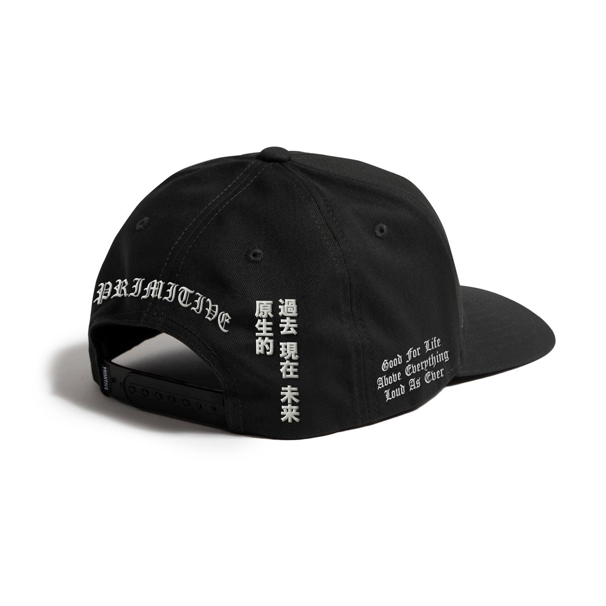 Primitive Outsider Black A-Frame Snapback Hat