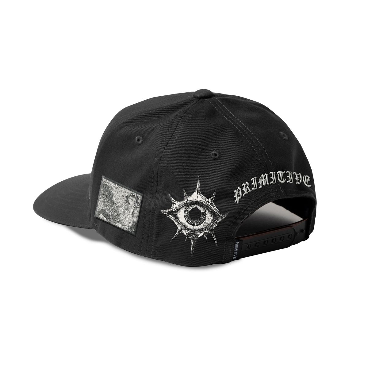 Primitive Century Black A-Frame Snapback Hat