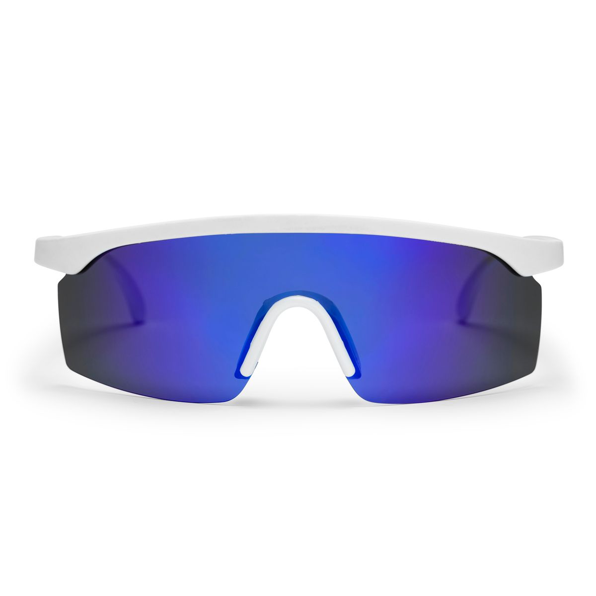 CHPO Lelle White/Blue Mirror Sunglasses