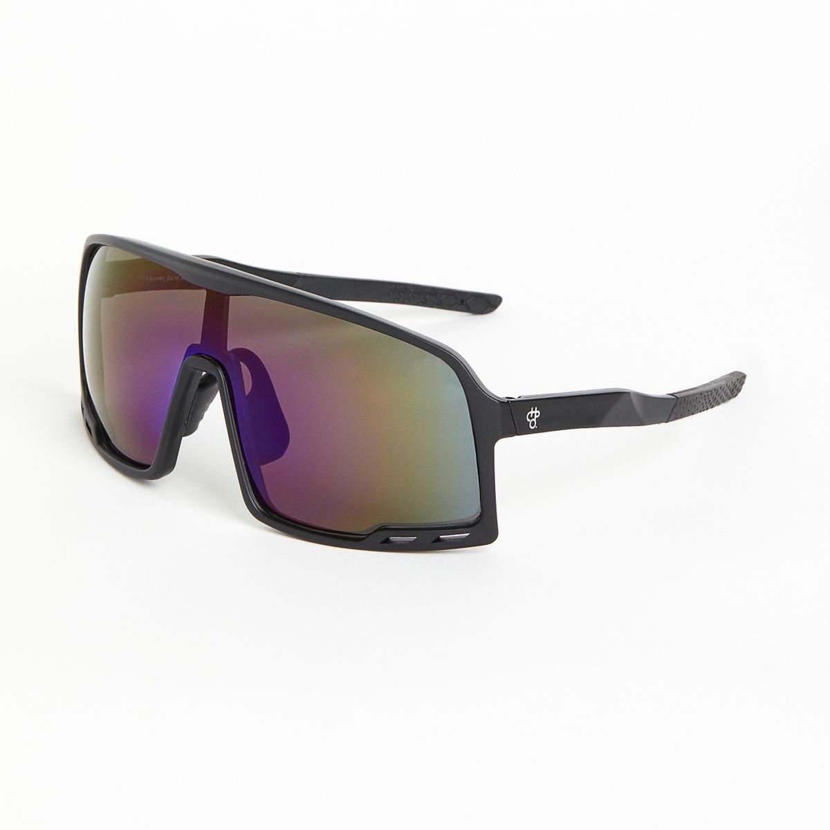 CHPO Henrik Black/Purple Mirror Sunglasses