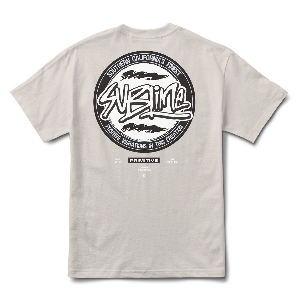 Primitive x Sublime Vibrations Bone Heavyweight Tee S/s Shirt