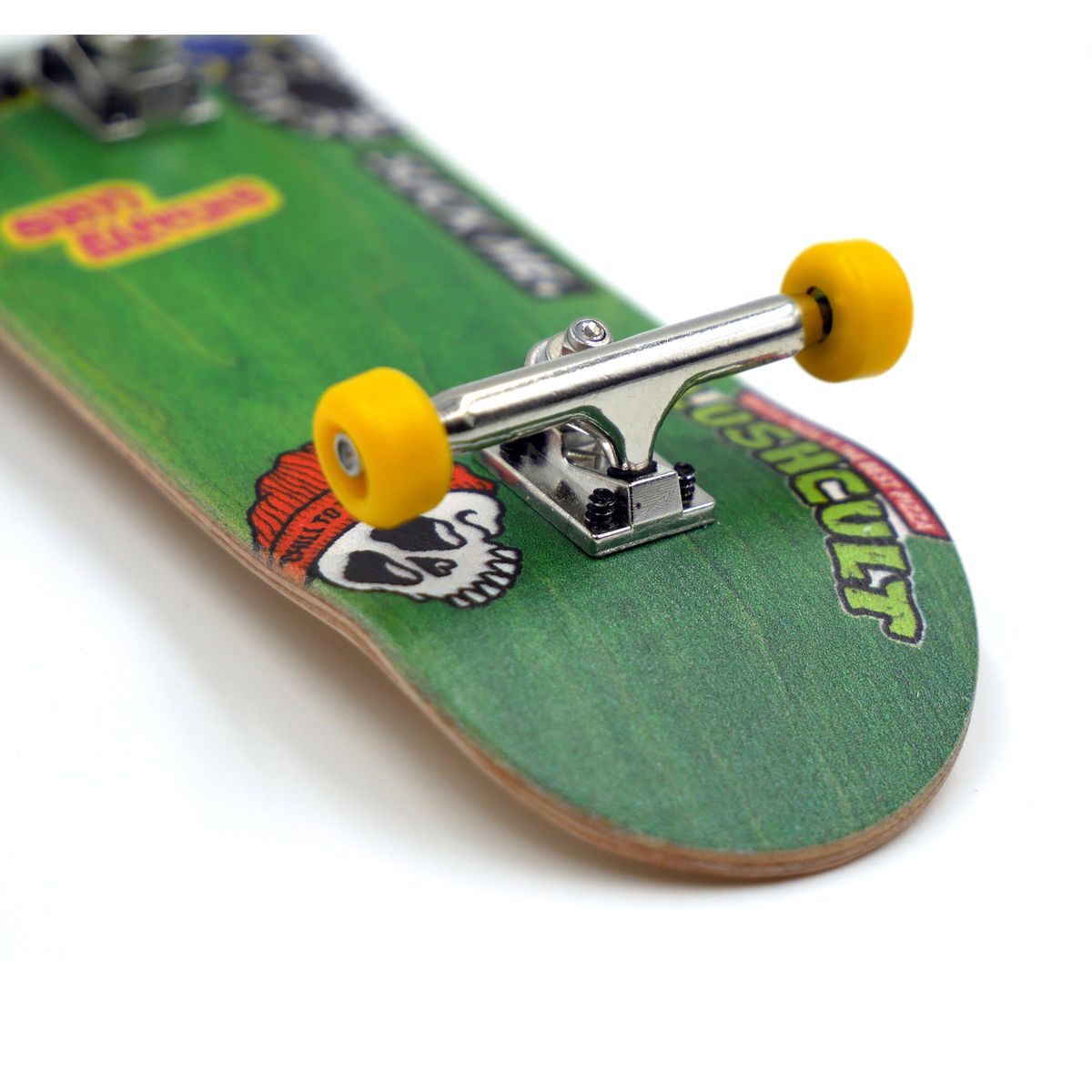 Slushcult Sticker Slap Green Grom Fingerboard Complete
