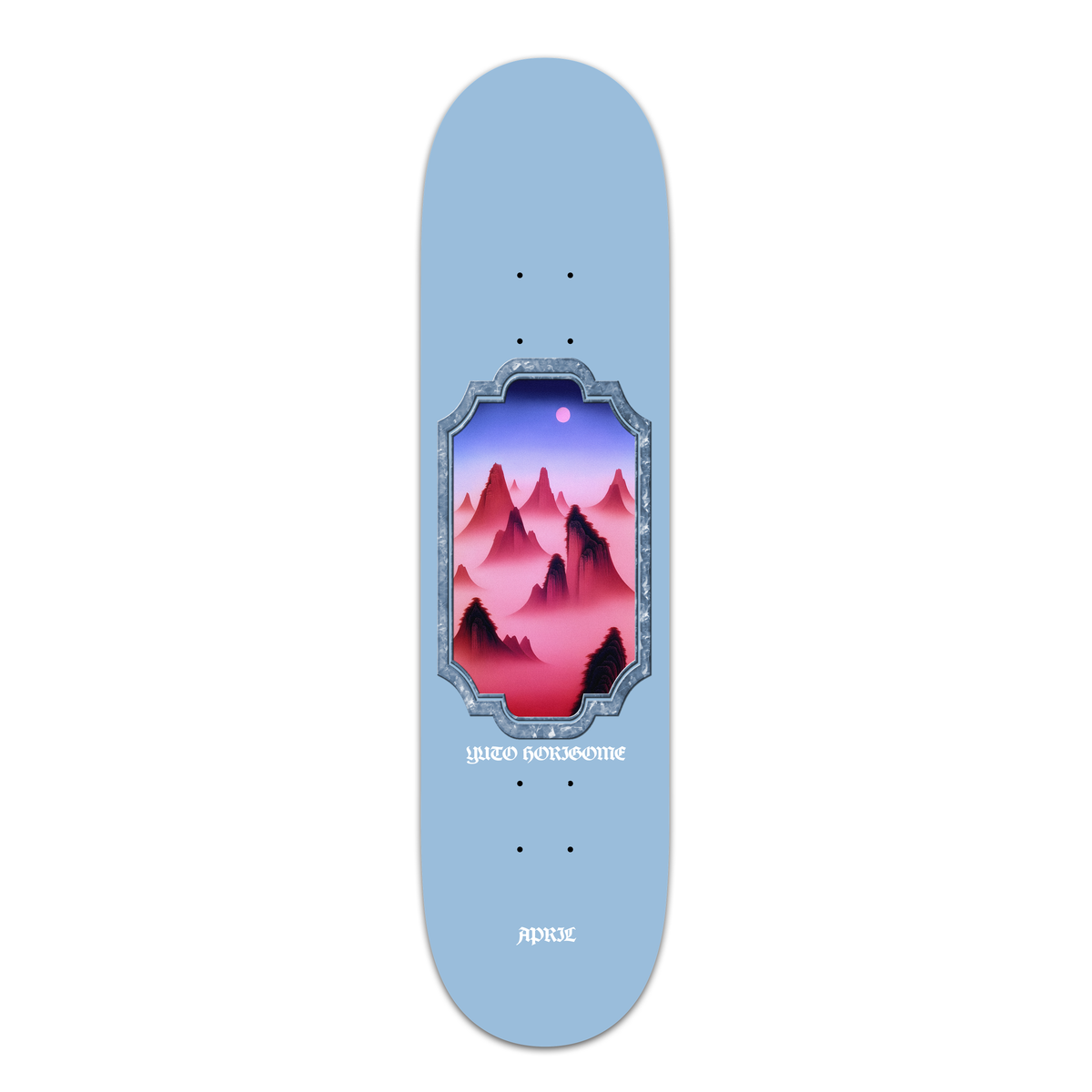 April Yuto Horigome Misty Skateboard Deck