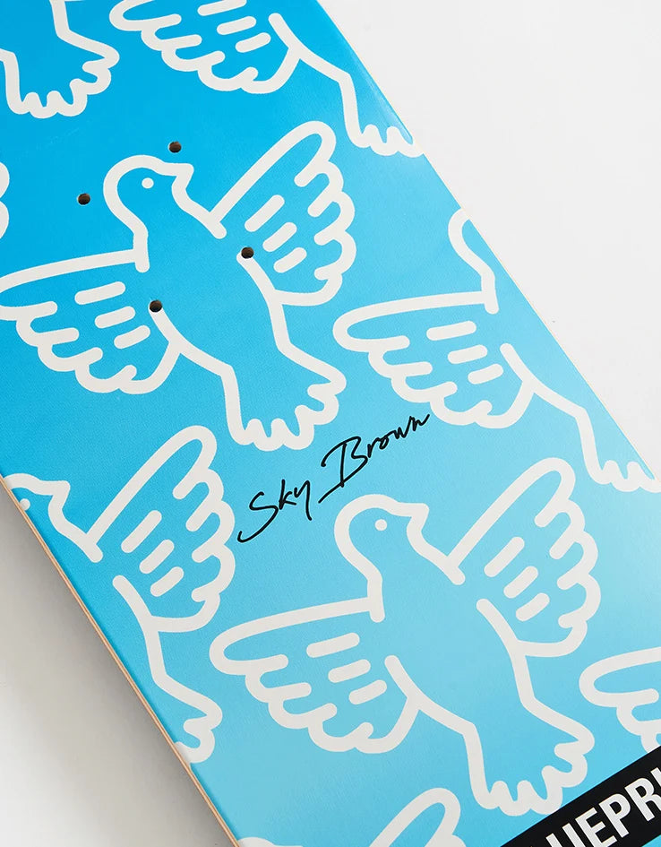Blueprint x Sky Brown x MLSL Collab Bird Blue Fade 8.25" Skateboard Deck