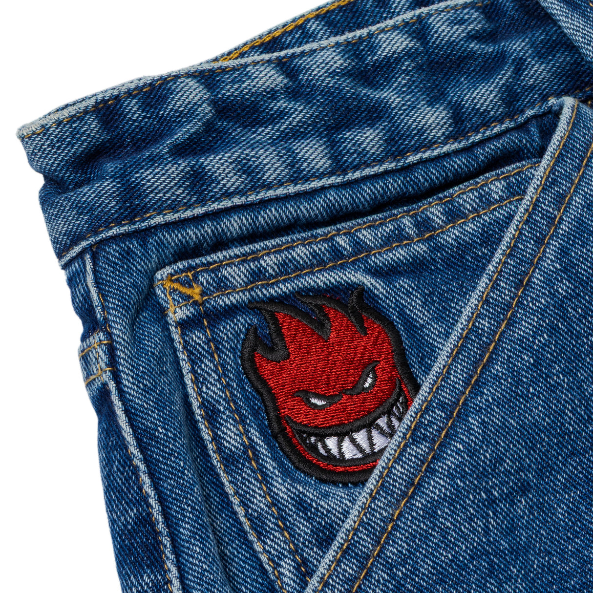 Spitfire Bighead Fill Denim Medium Stone Wash Shorts