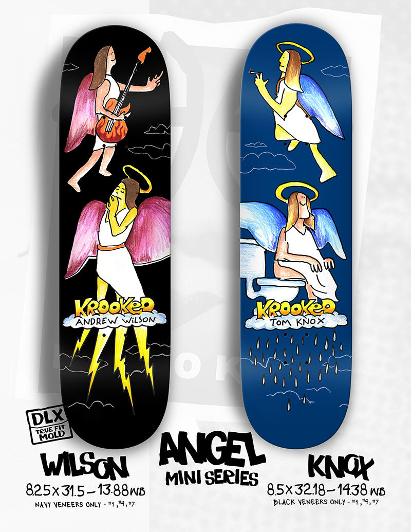 Krooked Tom Knox Angel 8.5" Skateboard Deck