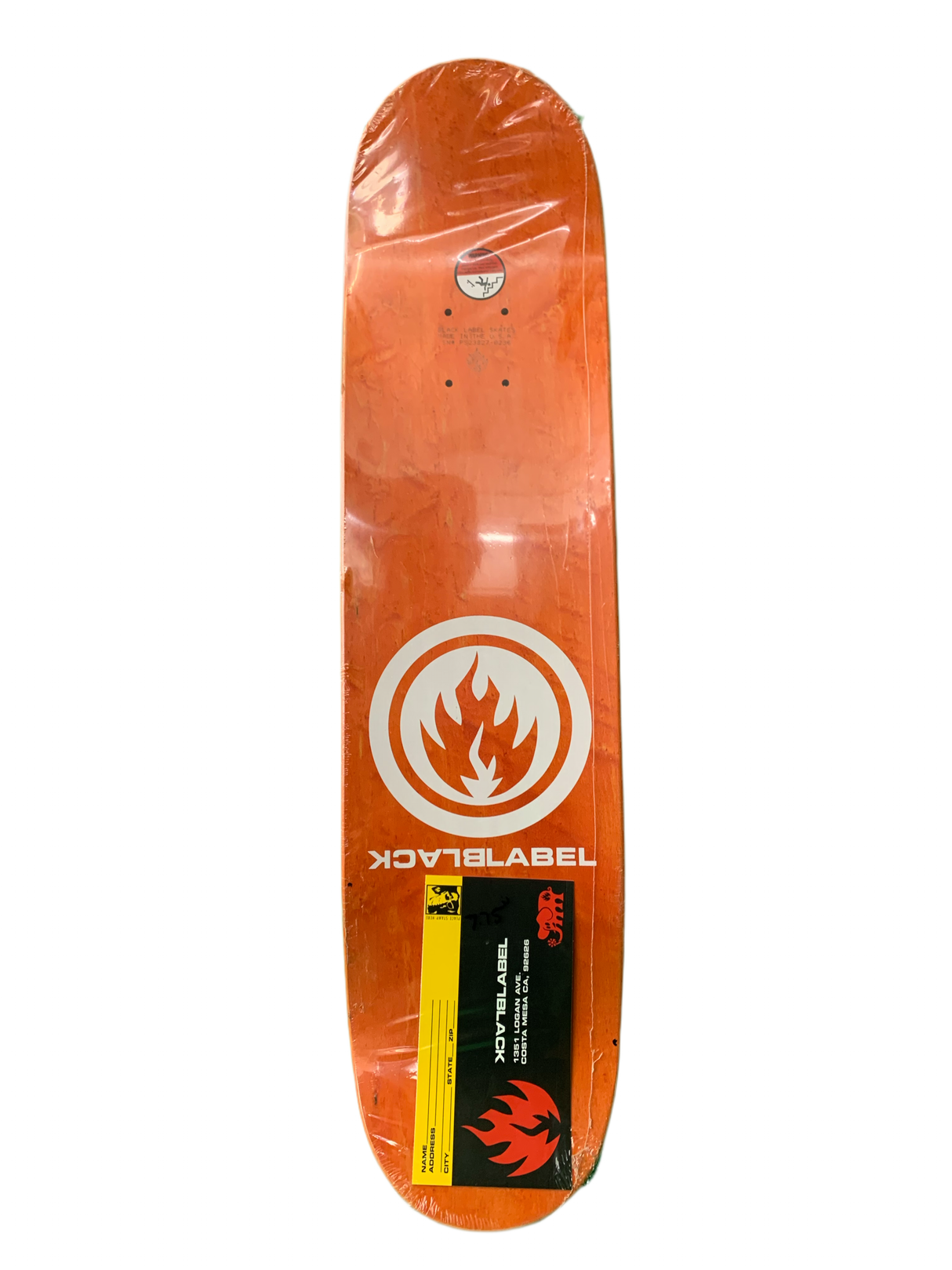 Black Label Ragdoll Pink Snake 7.75" Classic Skateboard Deck