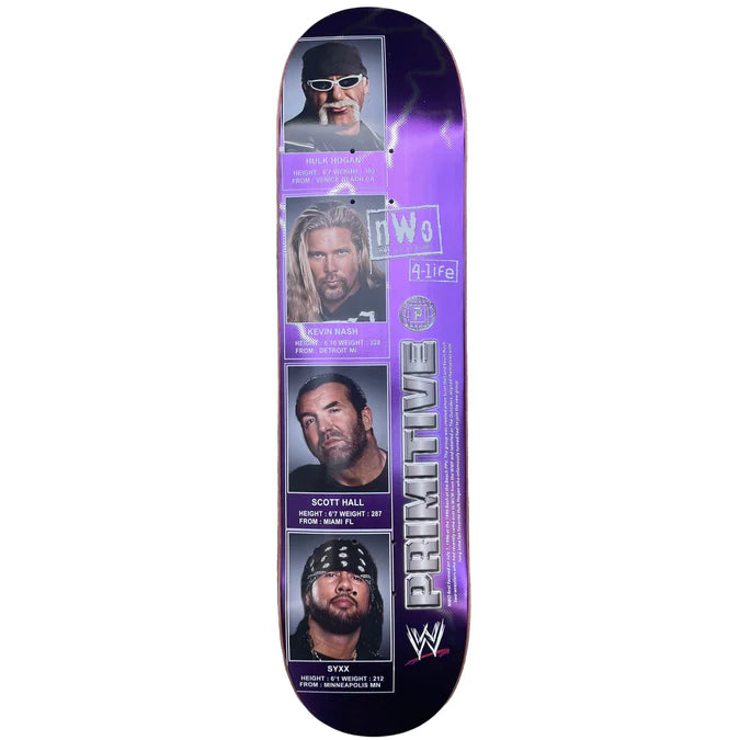 Primitive x NWO WCW Team 8.0" Skateboard Deck