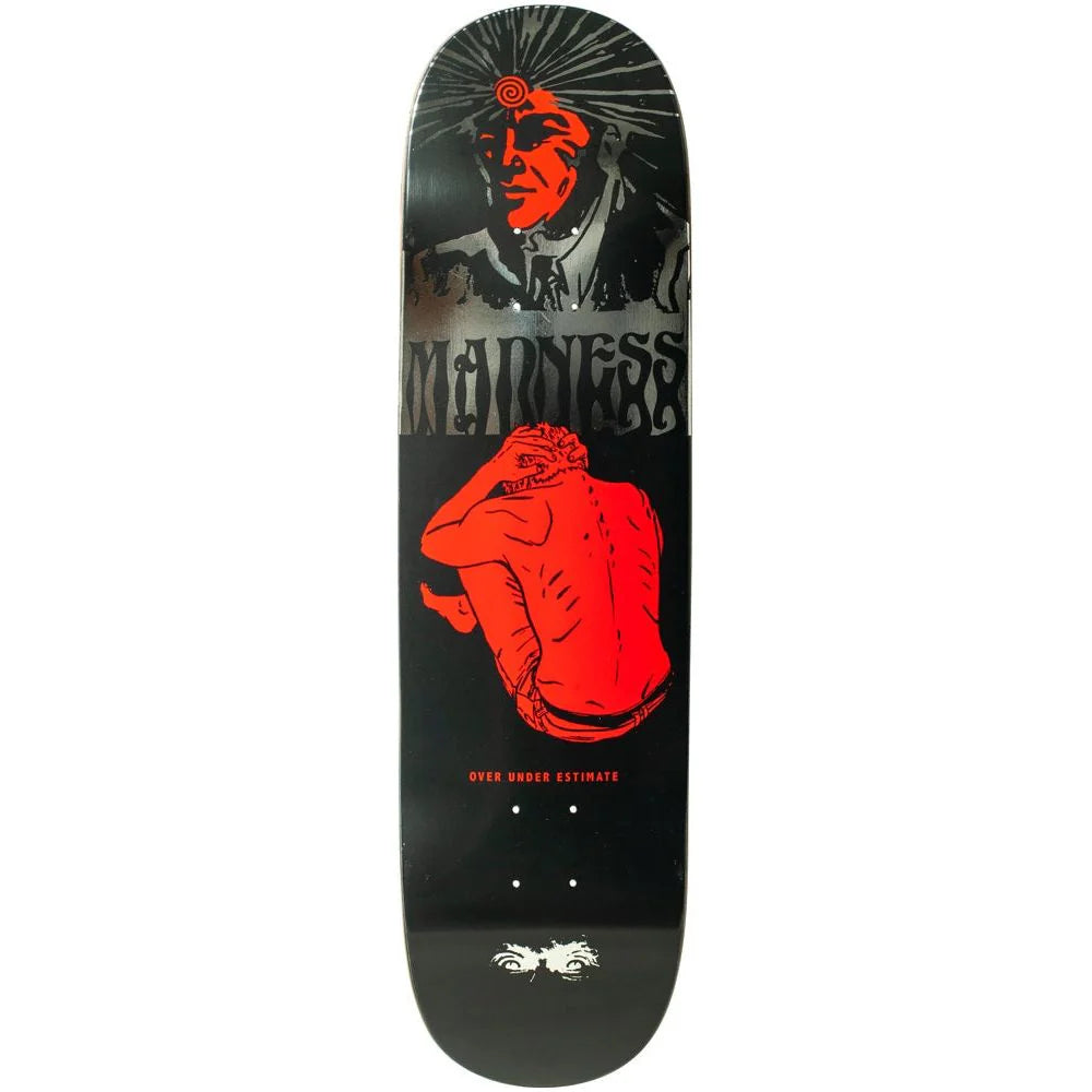Madness Break Down Silver Resin 7 8.375" Skateboard Deck