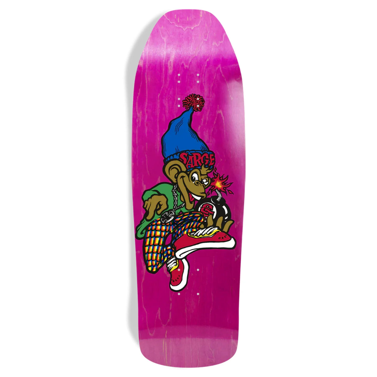 New Deal Danny Sargent Monkey Bomb Skateboard Deck