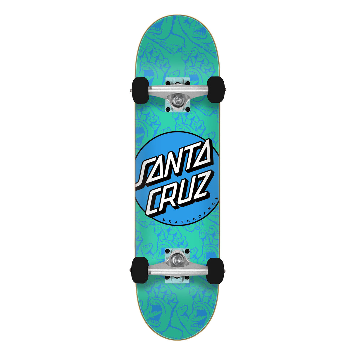 Santa Cruz Other Dot Hands Mini 7.75" x 30.00" Skateboard Complete