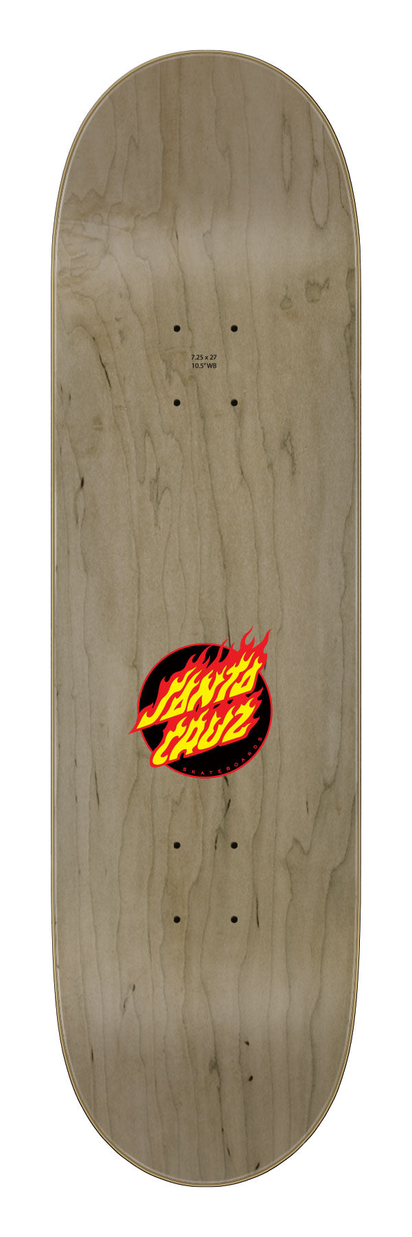 Santa Cruz Flame Dot 7.25" x 27.00" Skateboard Decks