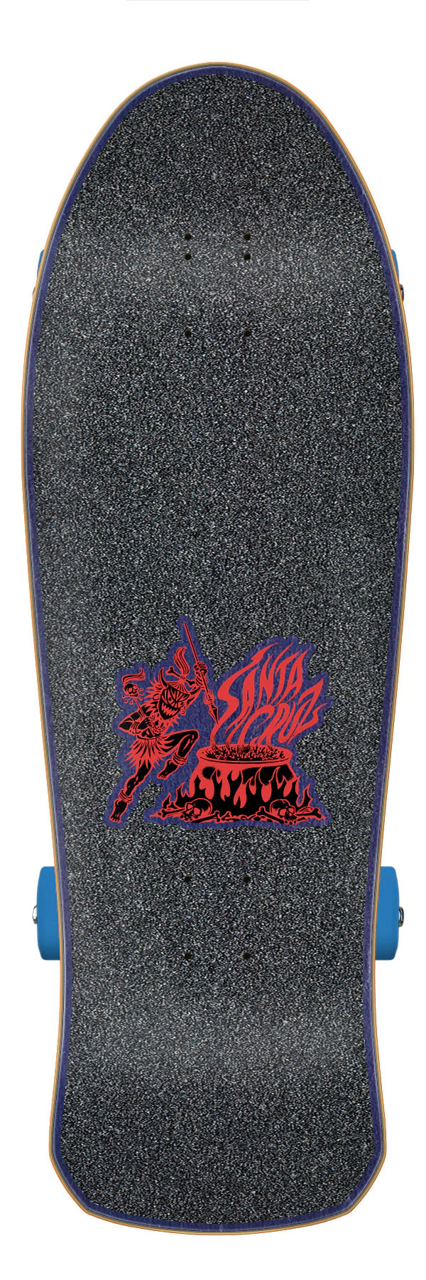 Santa Cruz Salba Tiger 10.3" Shaped Cruiser Complete Skateboard