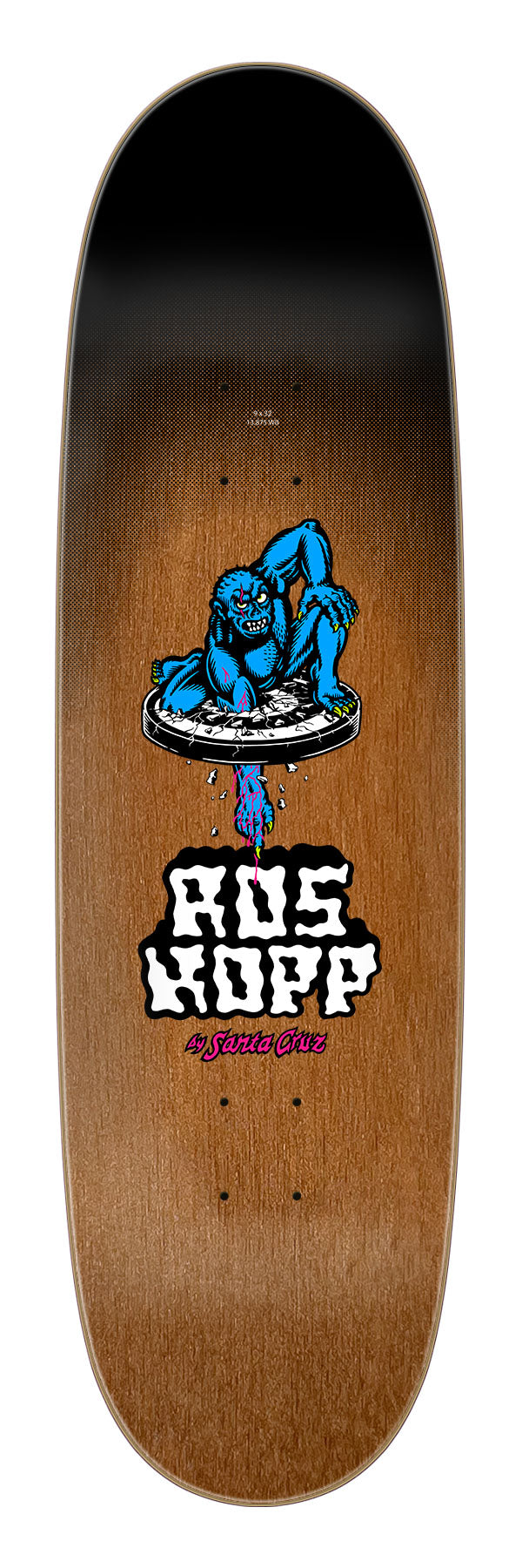 Santa Cruz Roskopp Screaming Arm Pro 9.00" x 32.00" Skateboard Decks