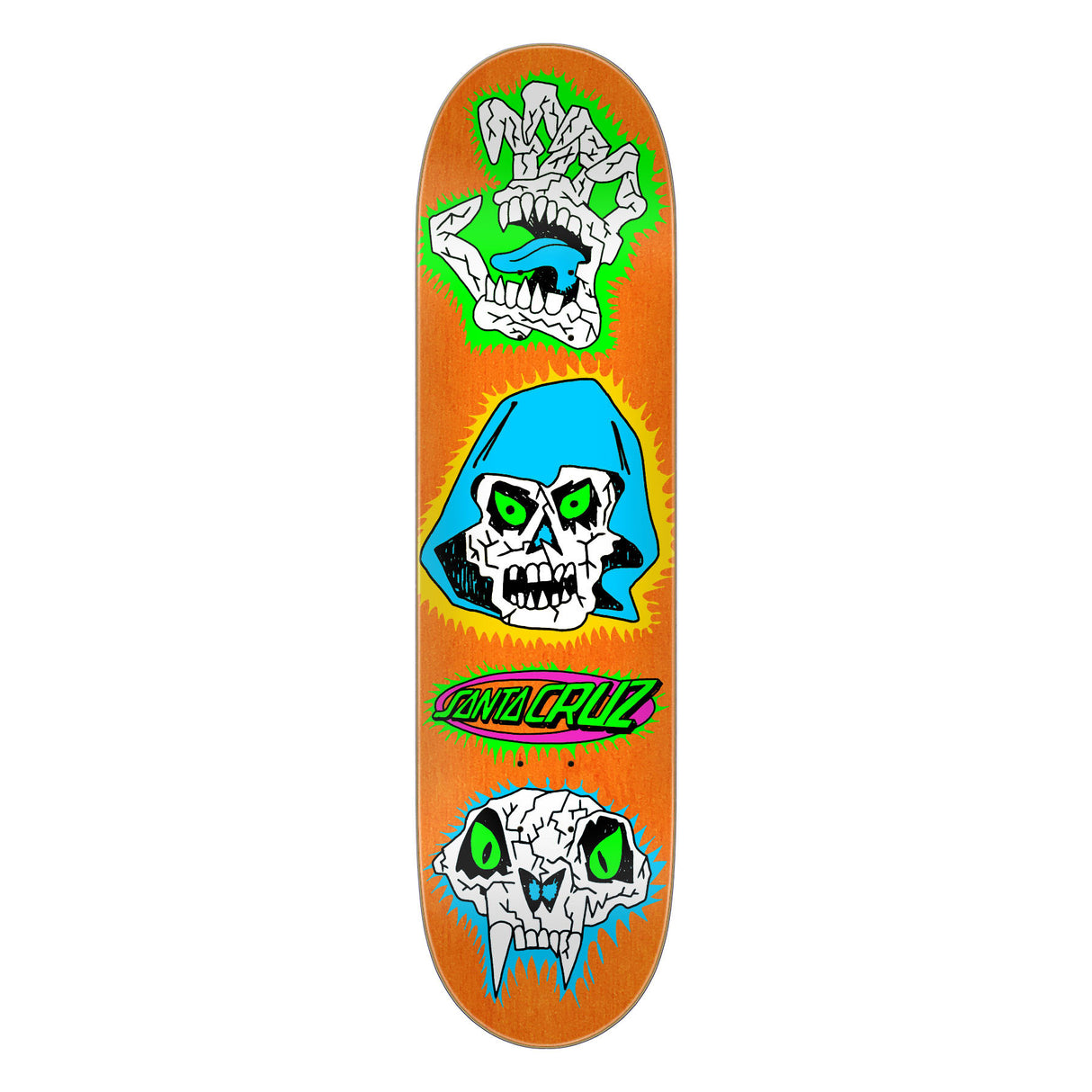 Santa Cruz Scribble Head FeelBase 7.75" x 30.25" Skateboard Decks