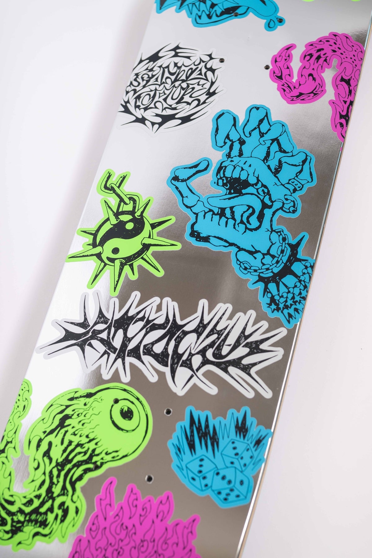 Santa Cruz Scribble Flash FeelBase 8.00" x 30.50" Skateboard Decks
