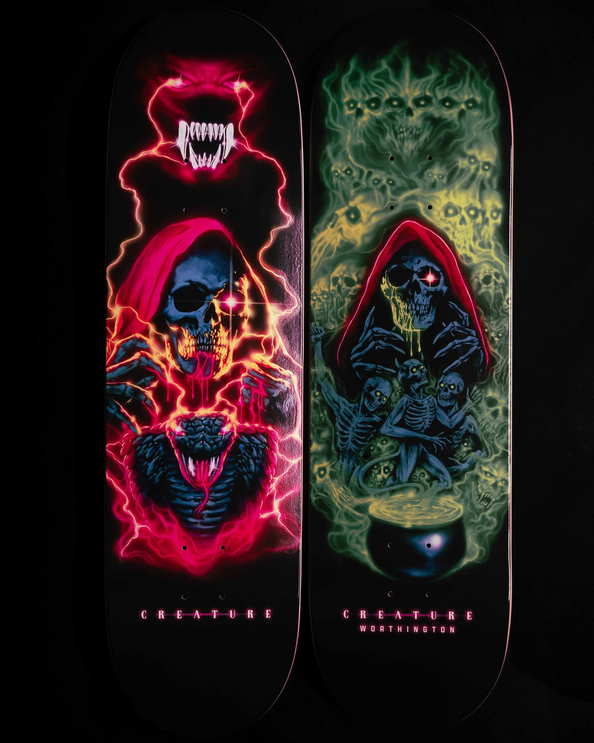 Creature Worthington Terror Sight Pro 8.75" x 32.15" Skateboard Decks