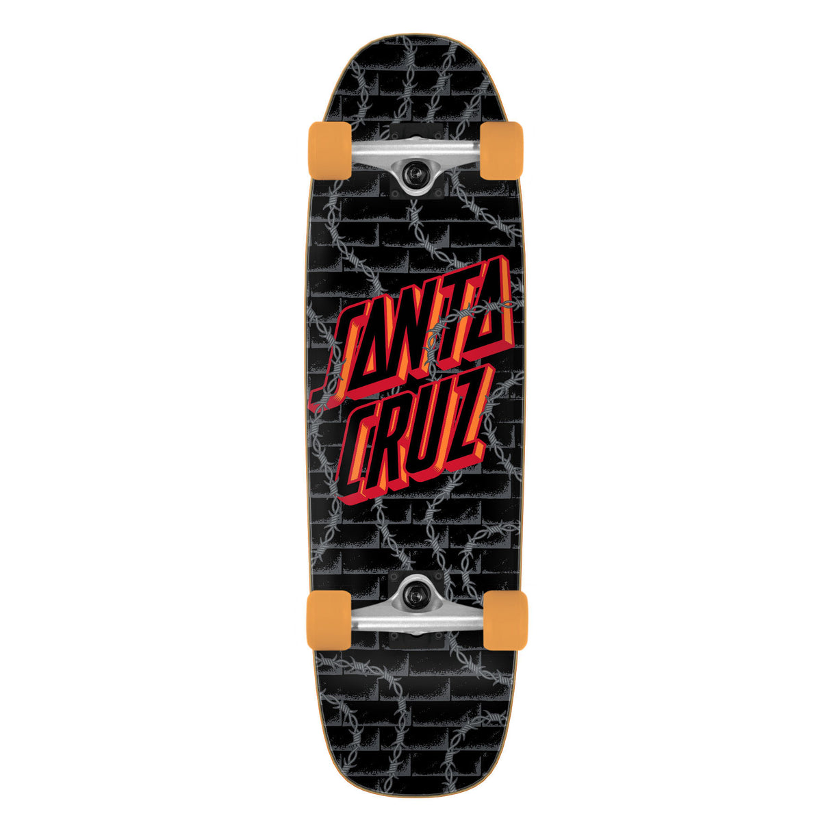 Santa Cruz Big Strip Barbwire 8.4" x 29.4" Skateboard Street Cruzer