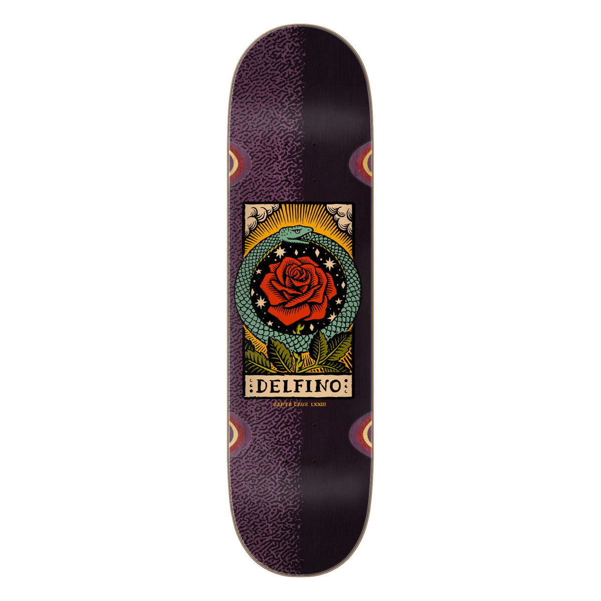 Santa Cruz Delfino Ouroboros Pro 8.25" x 31.60" Skateboard Deck