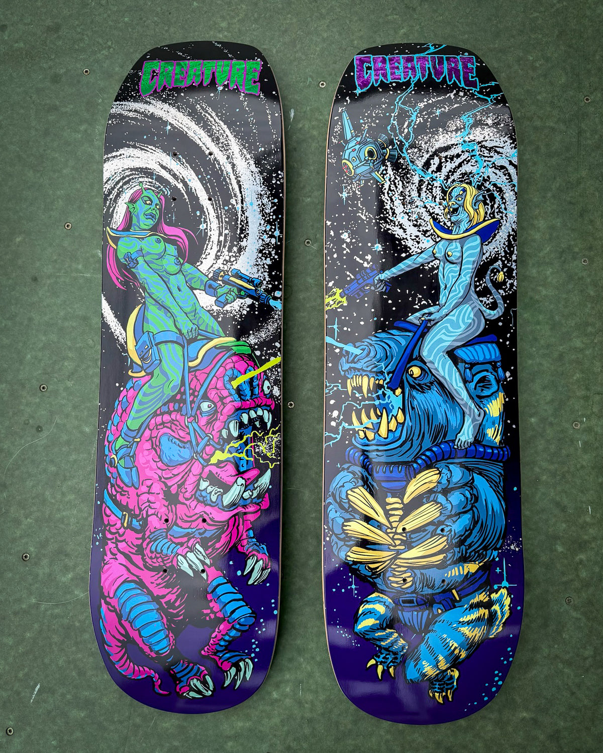 Creature Cosmo Rider LG 8.75" x 32.05" Skateboard Deck