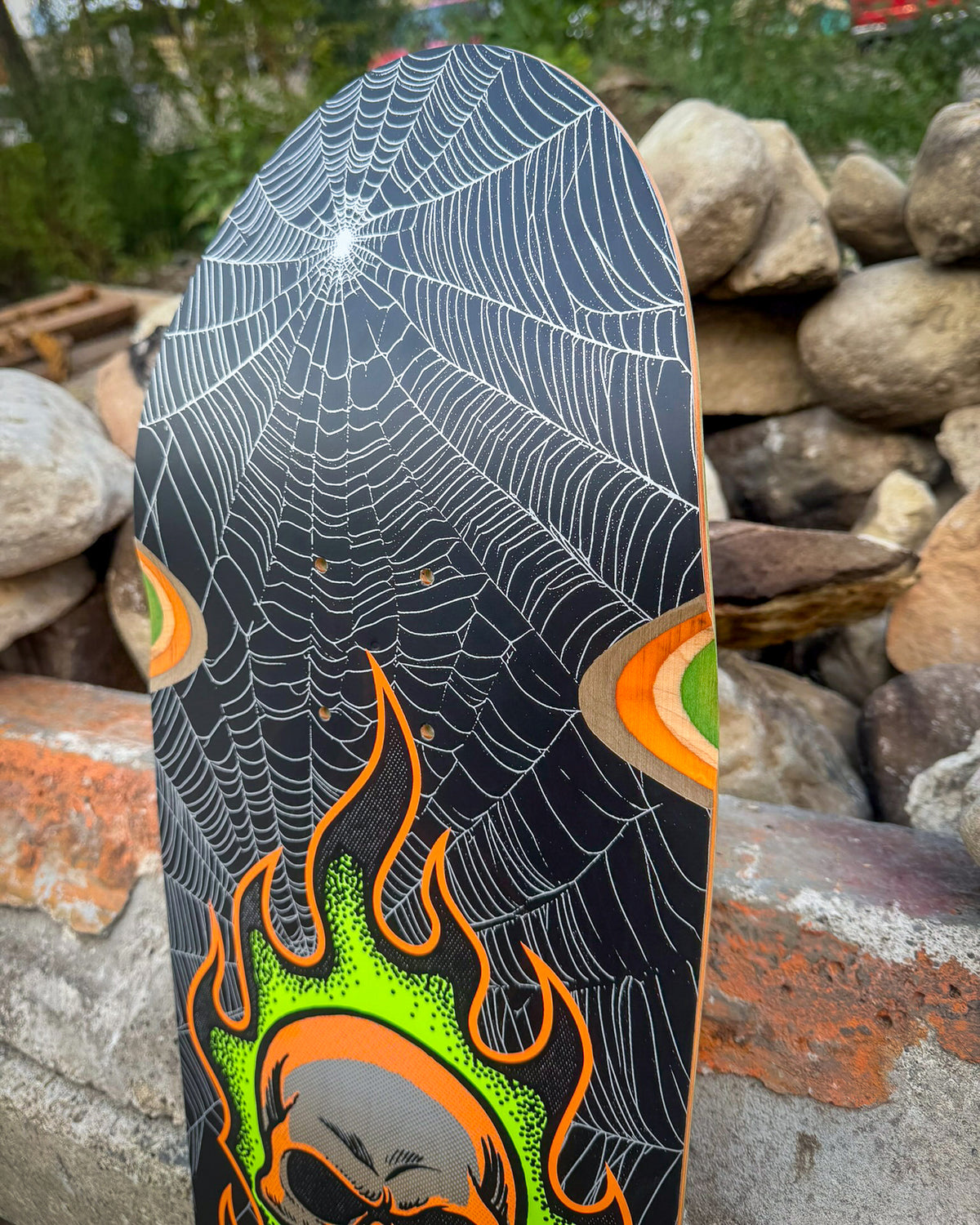 Creature Bonehead Webbed Team 9.00" x 31.68" Skateboard Deck