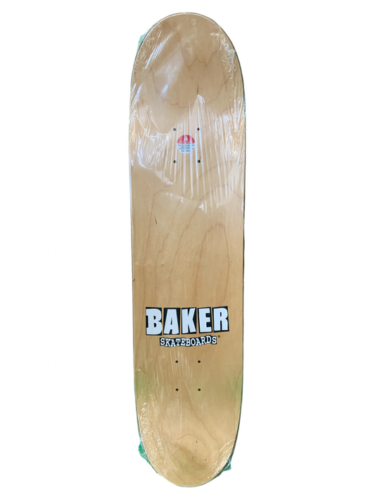 Baker Dustin Dollin Piss Drunks Logo Black/Silver 8" Classic Skateboard Deck