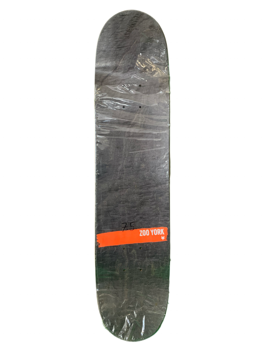 Zoo York 2005 Clyde Singleton Posters & Spray 7.5" Classic Skateboard Deck