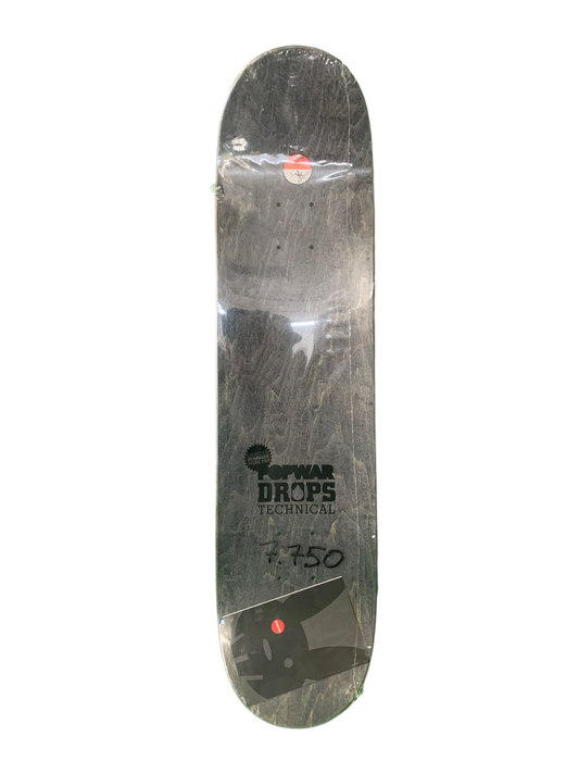 Popwar Justin Strubing Attention to Retail Drops Technical 7.75" Classic Skateboard Deck