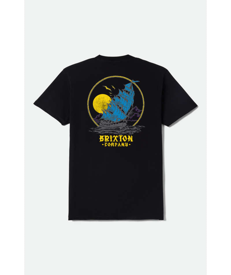 Brixton High Seas Black Standard S/s Shirt