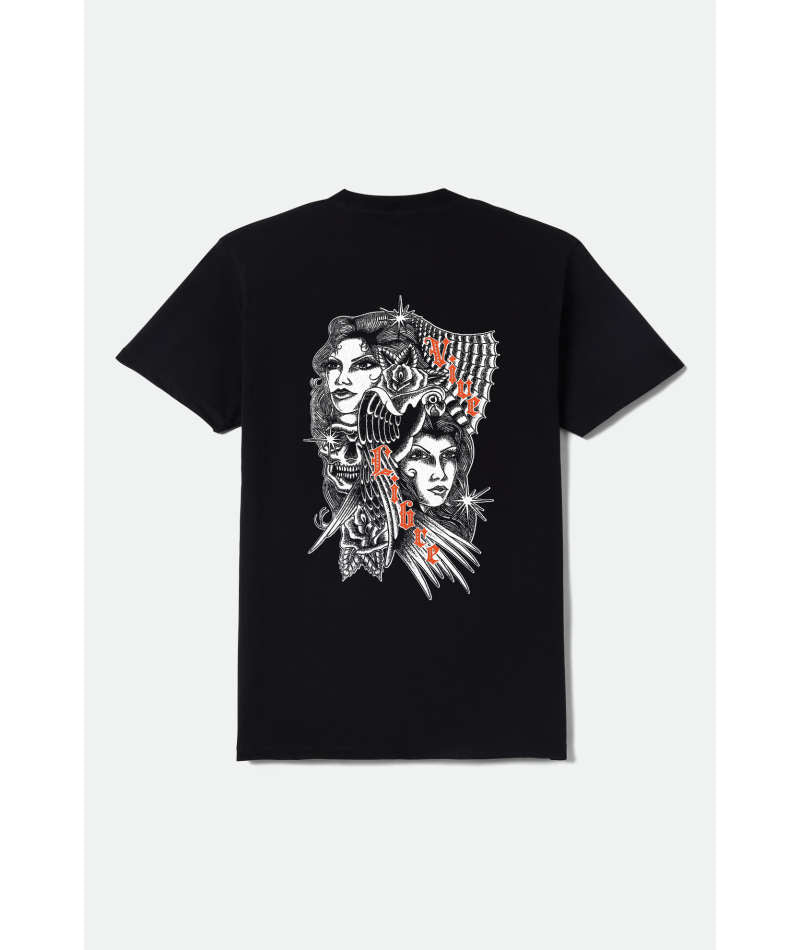 Brixton Marquis Black Standard S/s Shirt