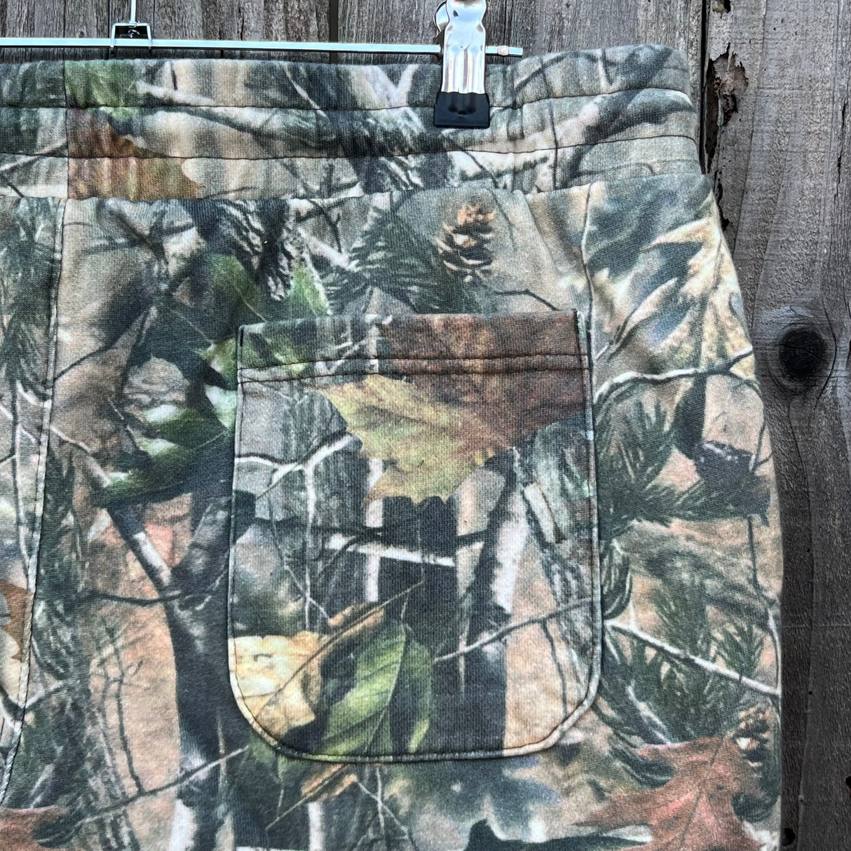 Long Beach Skate Co LBS Long Side Vintage Wood Camo Volley Short