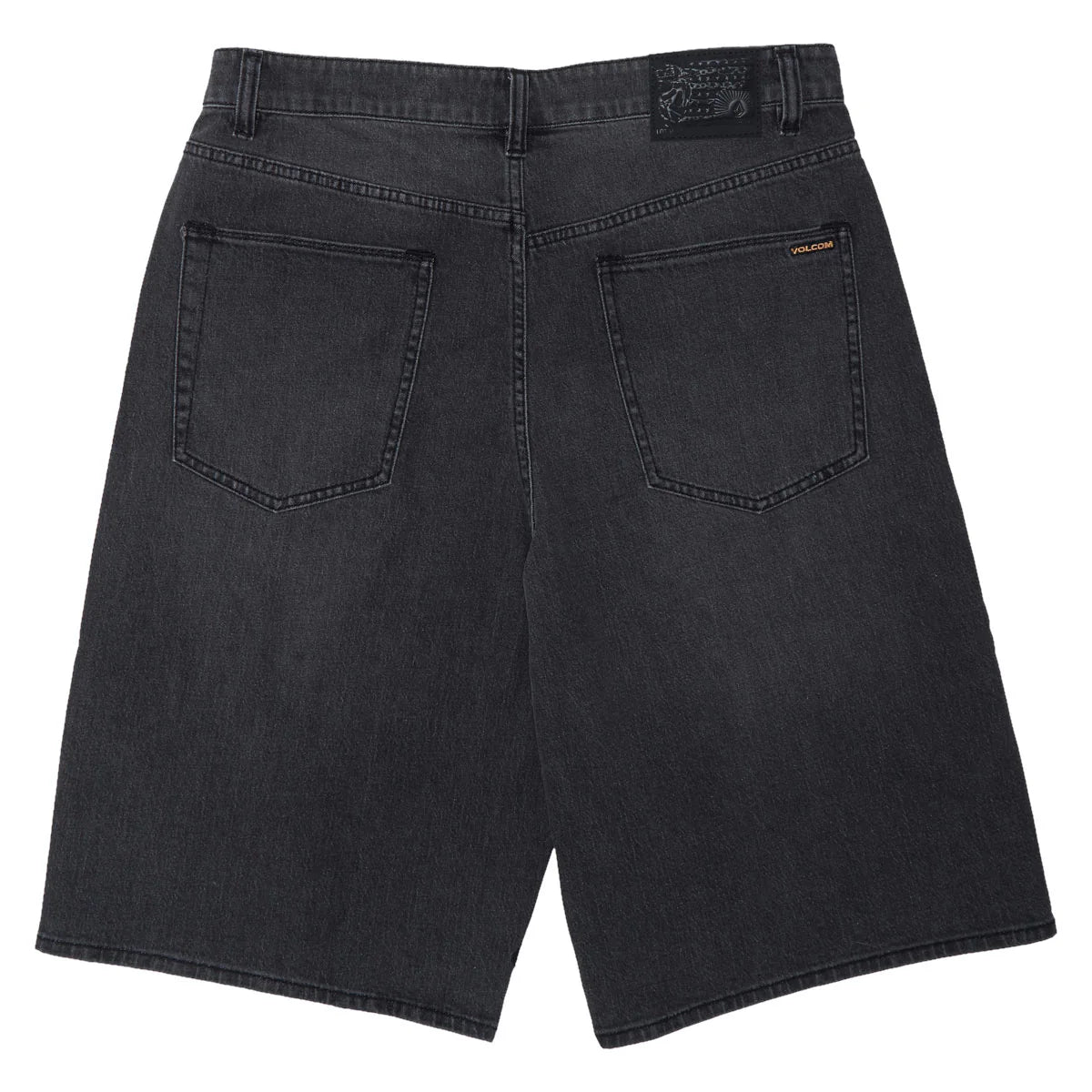 Volcom Chillow 24" Denim Black Grey Shorts