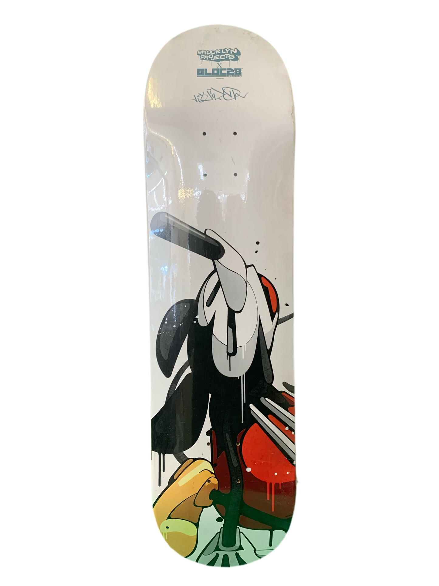 Disney x Brooklyn Projects x Bloc28 Mickey Mouse Contemporary Art Classic Skateboard Deck