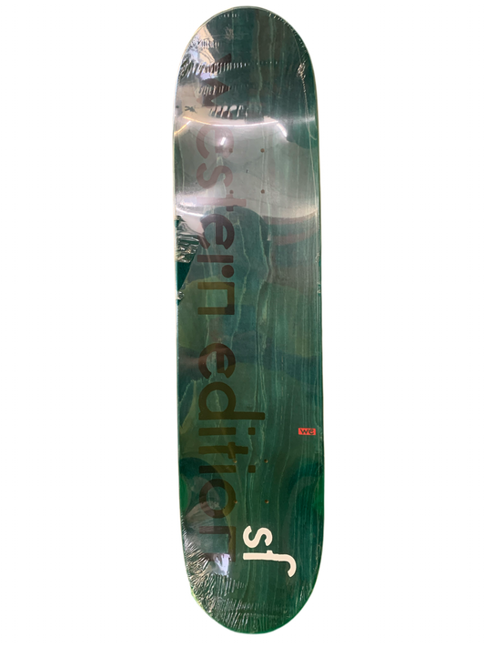 Western Edition Yoshiaki Toeda Orange Size 7.75" Skateboard Deck