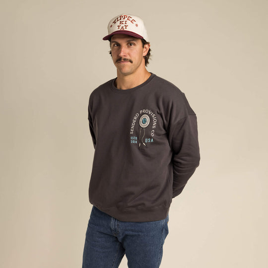Sendero Yippee Ki Yay White 5-Panel Structured Snapback Hat