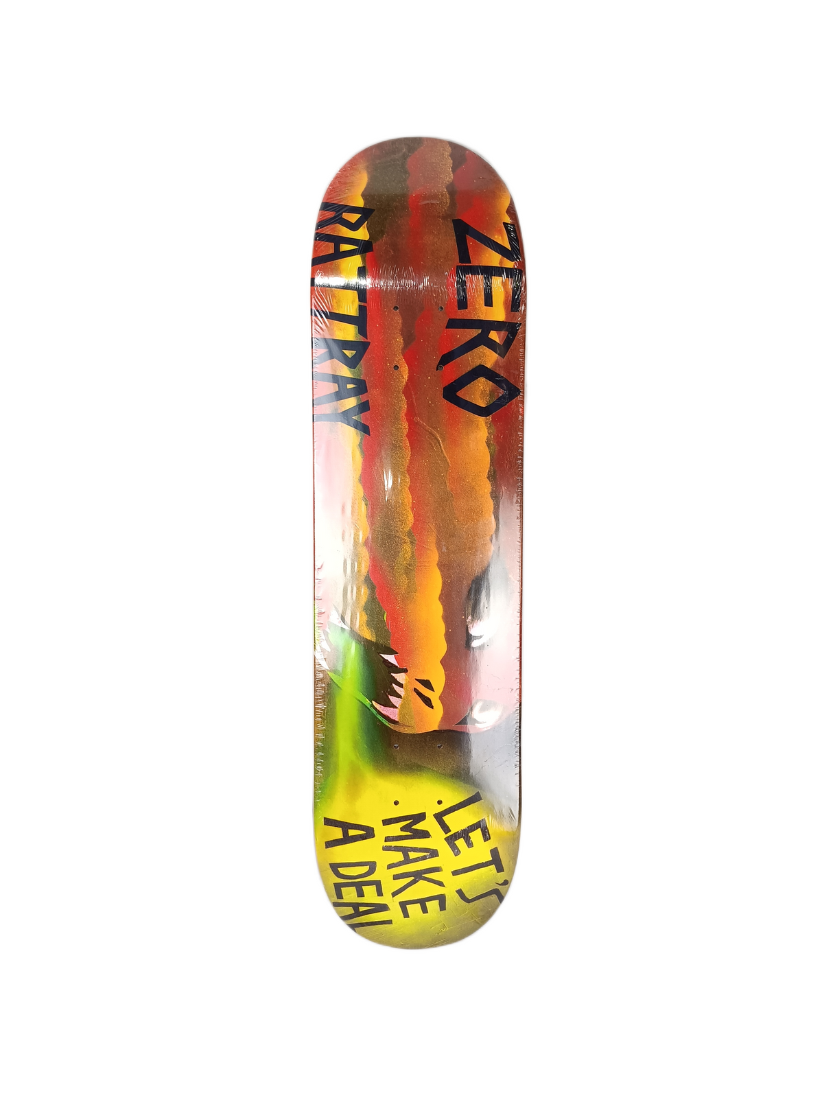 Zero John Rattray Let's Make A Deal Size 8.0" Vintage NOS Deck