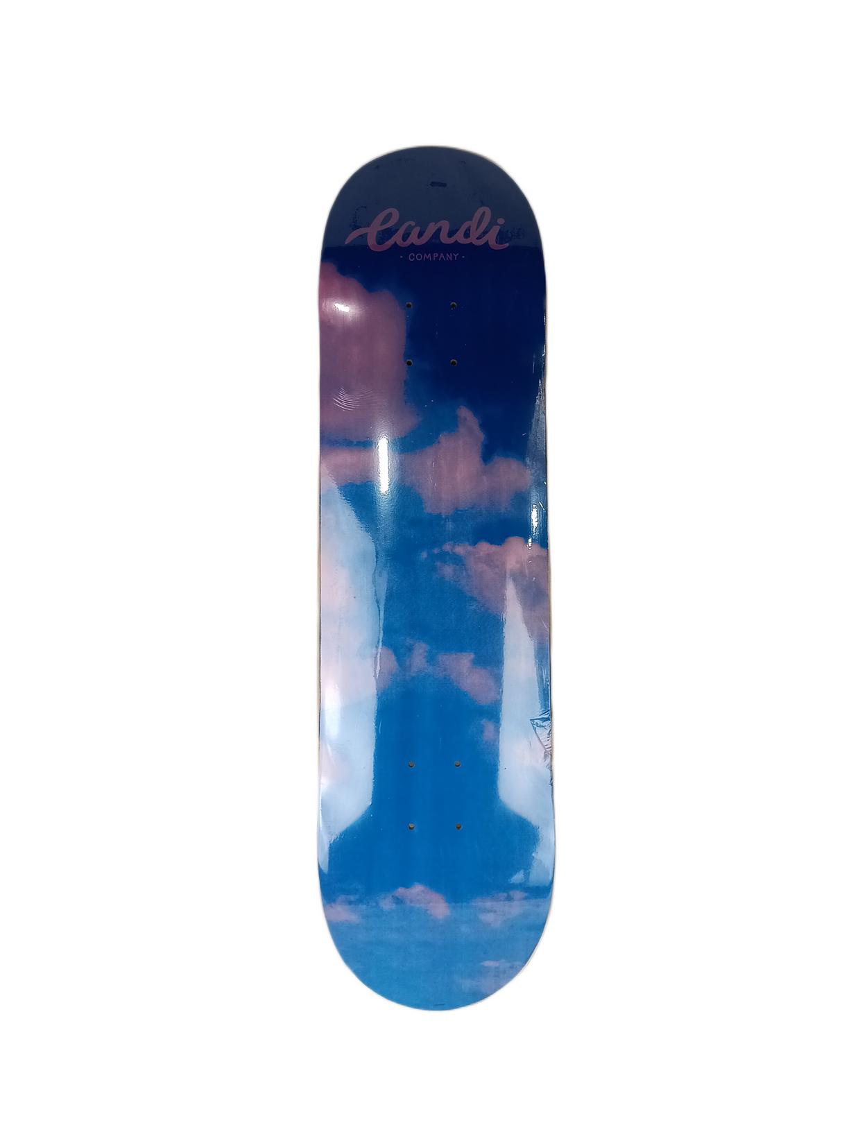 Candi Company Clouds Pink Blue Size 8.38" Vintage NOS Deck