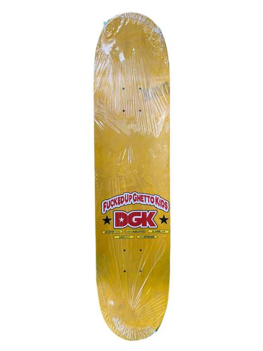 DGK Fucked Up Ghetto Kids Series LL Cool Jack 7.75" Classic Skateboard Deck