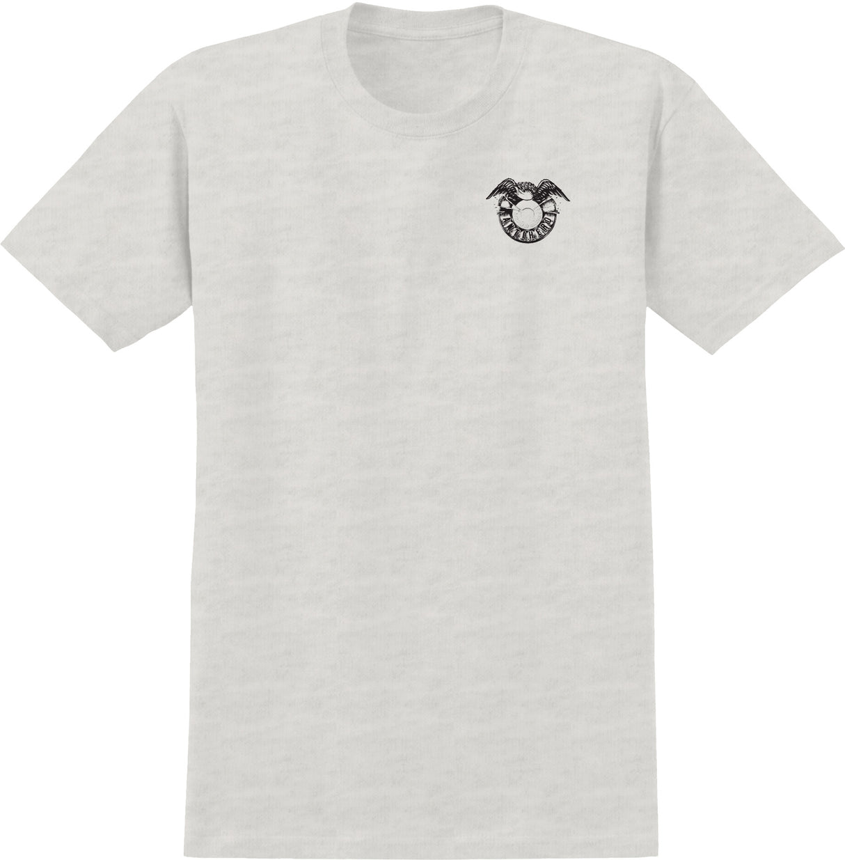 Antihero Studio 18 Ringspun Heather Bone W/ Black Prints S/s Shirt