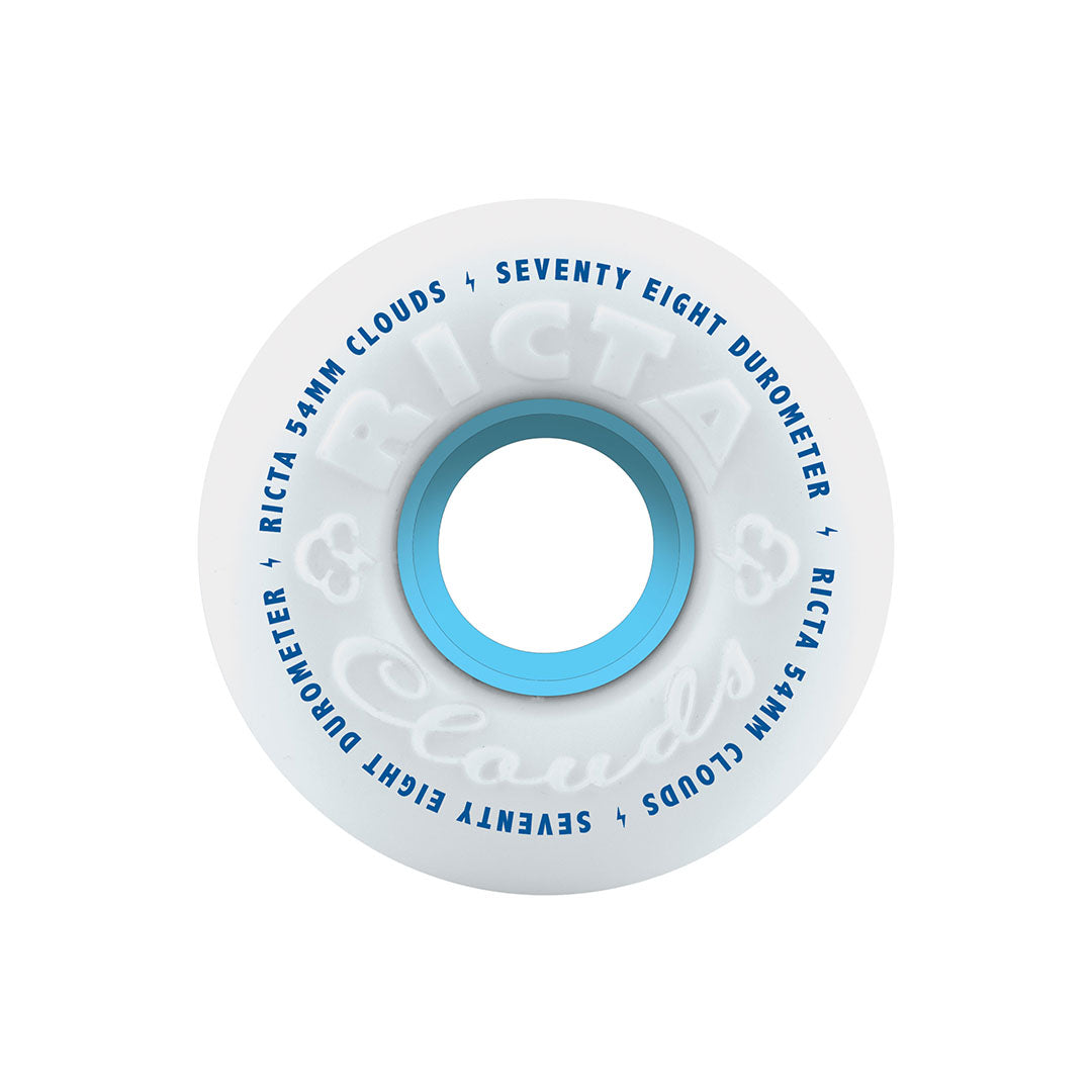 Ricta 54mm Clouds White 78a Skateboard Wheels