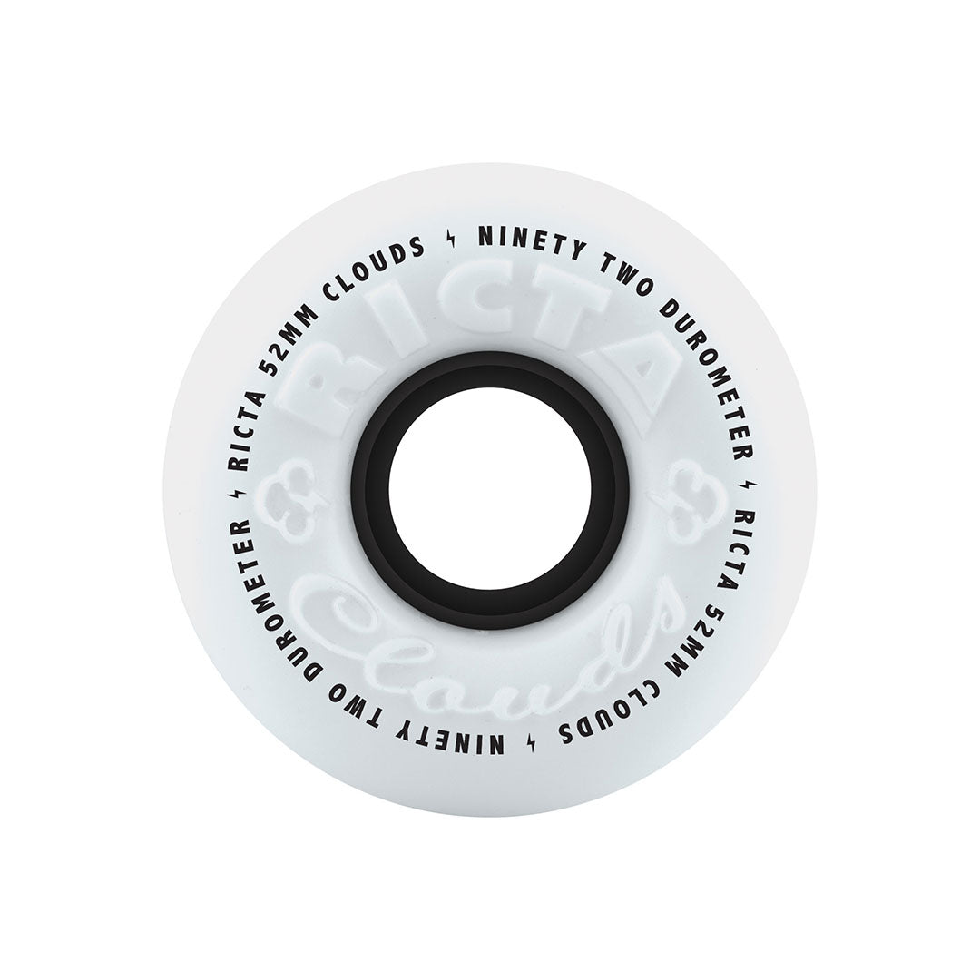 Ricta 52mm Clouds Black 92a Skateboard Wheels