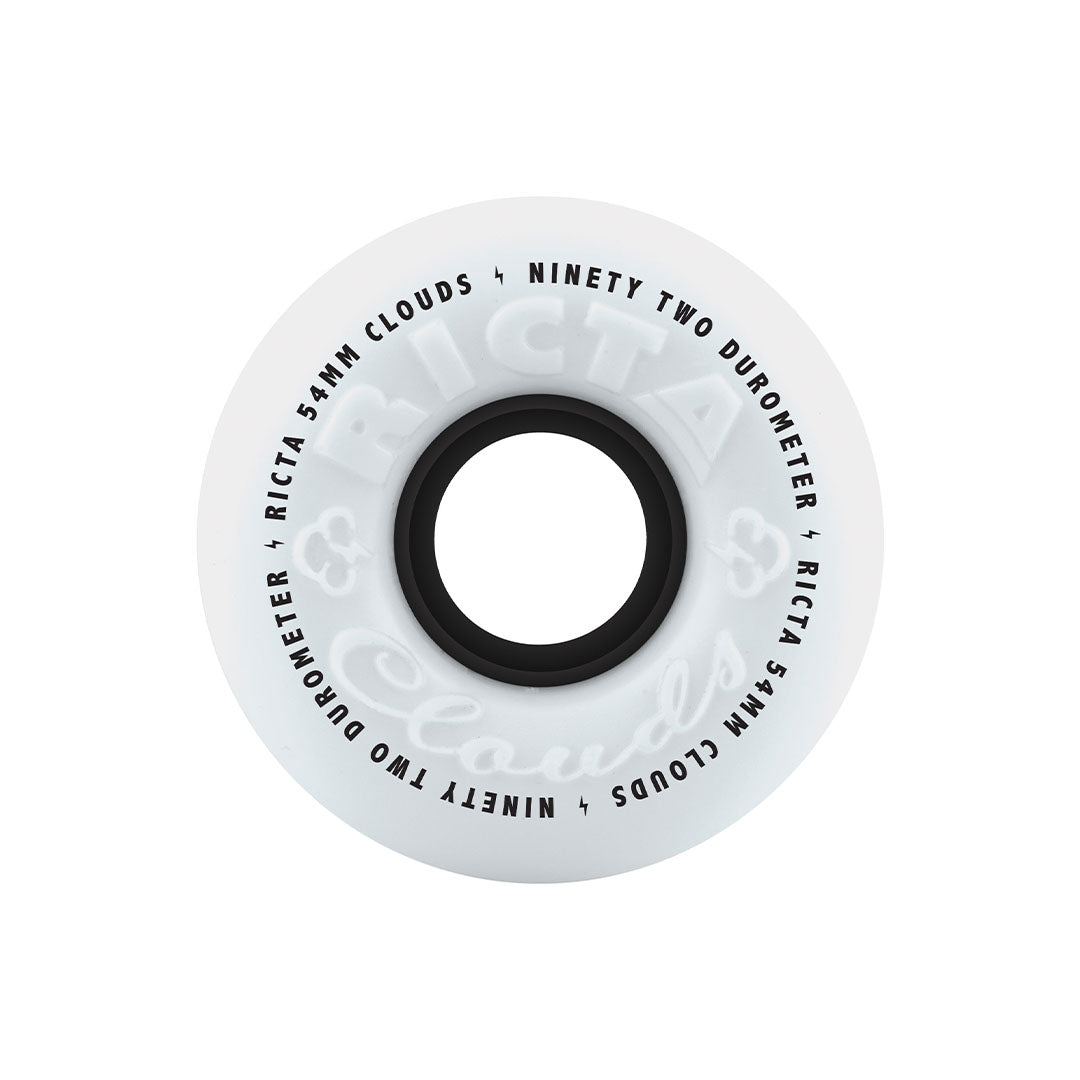 Ricta 54mm Clouds Black 92a Skateboard Wheels