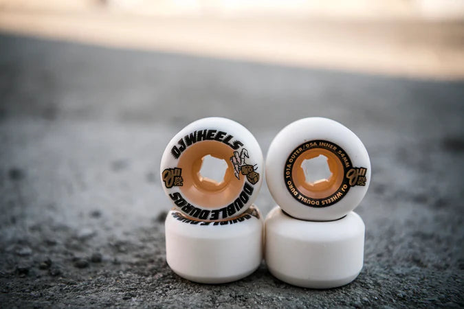 OJ Doube Duro White Gum Mini Combo 101a/95a 54mm Wheels