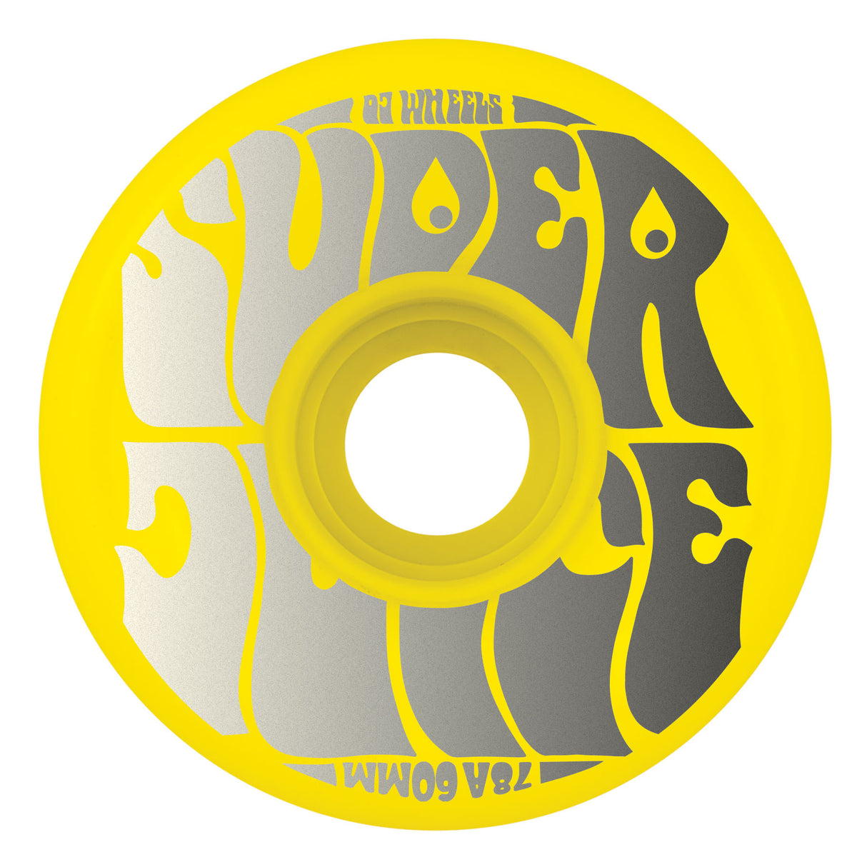 OJ 60mm Super Juice Neon Yellow 78a Skateboard Wheels