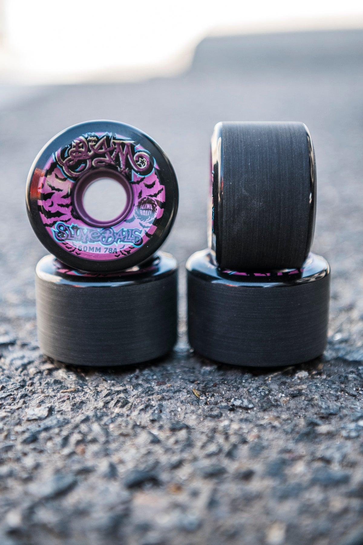 Slime Balls 60mm Bam Margera Guest OG Slime Black 78a Skateboard Wheels