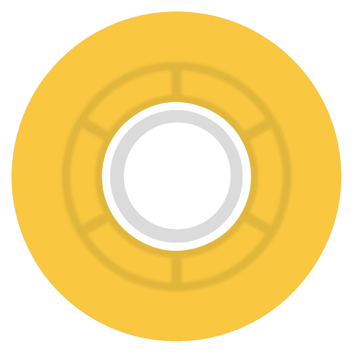 Ricta 55mm Clouds Transparent Citrus White 78a Skateboard Wheels