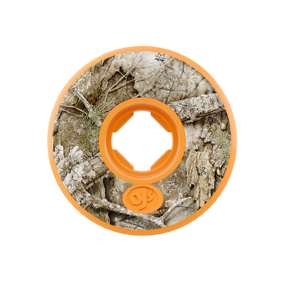 OJ Wheels 56mm Realtree APX Keyframe 2 Orange 92a Skateboard Wheels