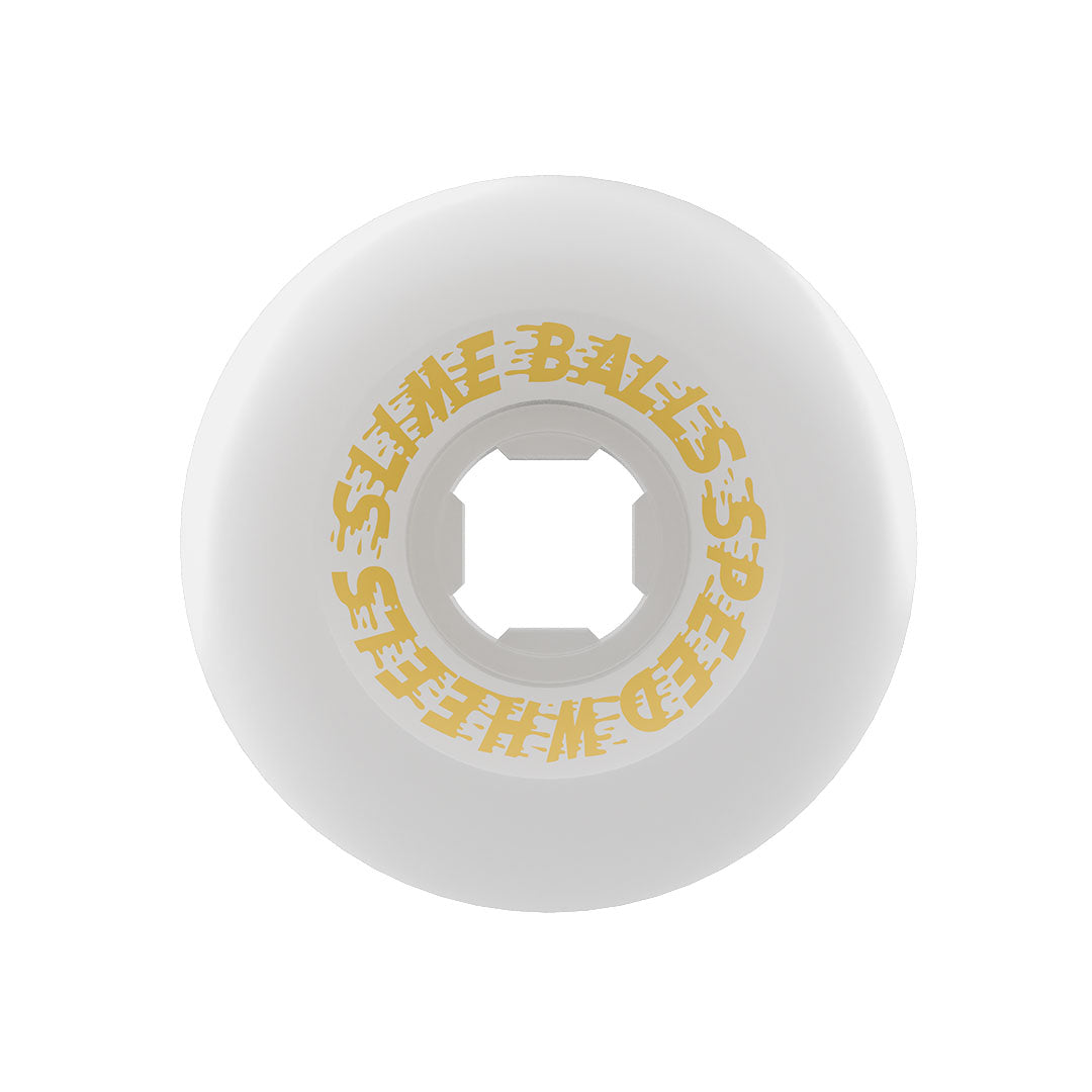 Slime Balls 56mm Sam Hitz White Full Combo 99a Skateboard Wheels