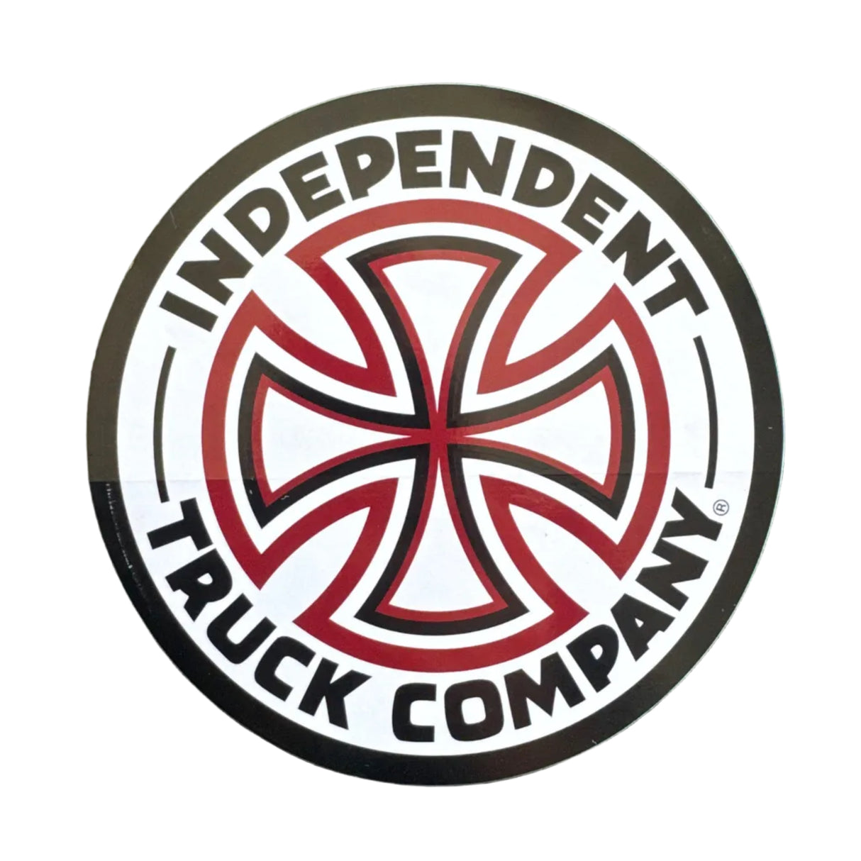 Independent Truck Co Black/White/Red 7" Sticker