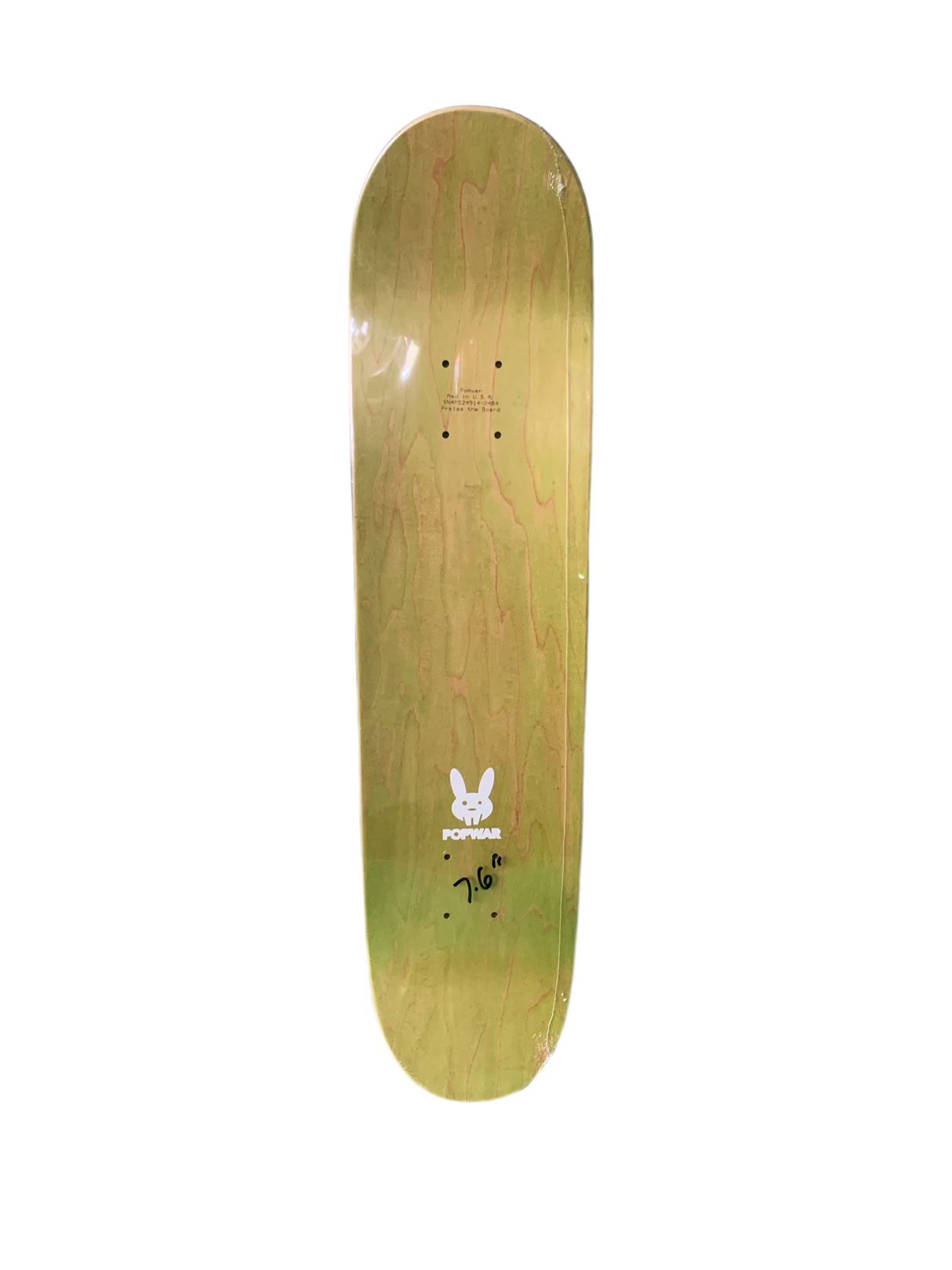Popwar Kenny Reed Between The Lines Series 7.6" Classic Skateboard Deck